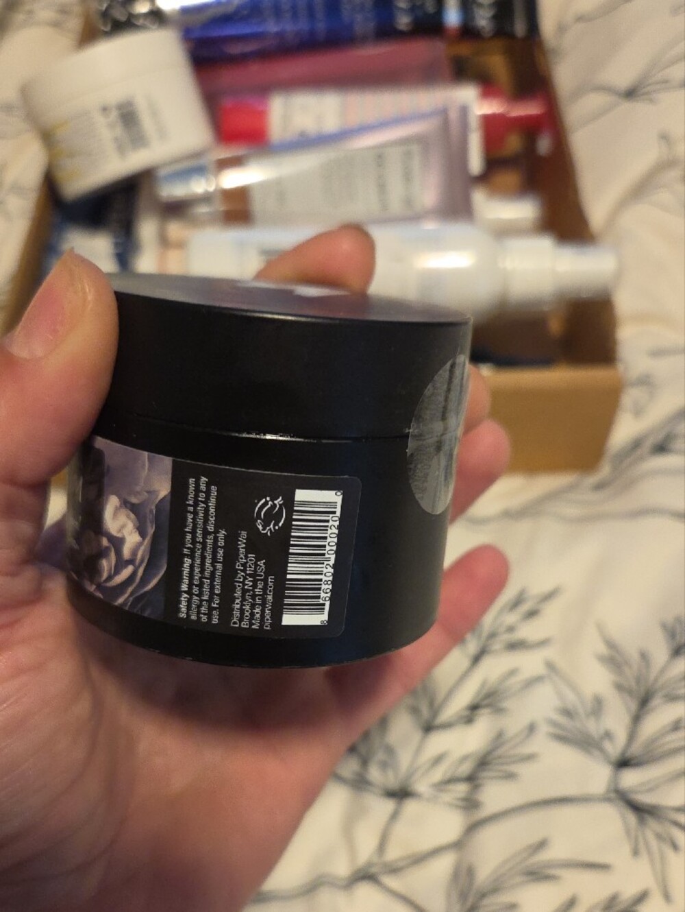PiperWai Natural Charcoal Deodorant Cream NEW - Picture 3 of 3